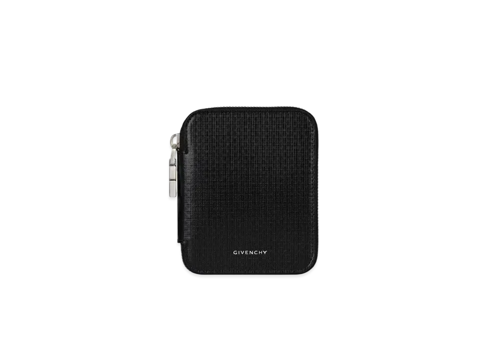 GIVENCHY Zipped wallet in Classic 4G leather "Black"