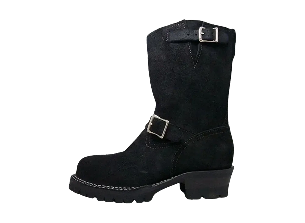 ウエスコ ボス "ブラック" ブラックラフアウト ビブラム100ソール 9ハイト バブルトゥ スチール・トゥ BK7709100 E