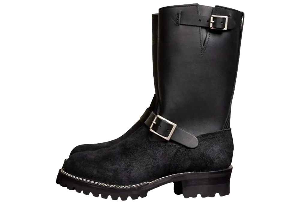WESCO Boss "Black" Black Smooth & Rough Out 100 Sole(Black) 10 Height BOSS Toe BK7710100 E