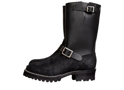 WESCO Boss "Black" Black Smooth & Rough Out 100 Sole(Black) 10 Height BOSS Toe BK7710100 E