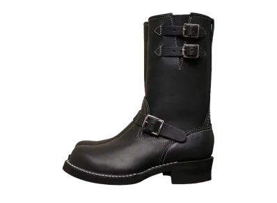 WESCO Boss Double Strap "Black" Black Smooth Vibram 430 Sole 10 Height Bubble Toe BK7710LL430 E