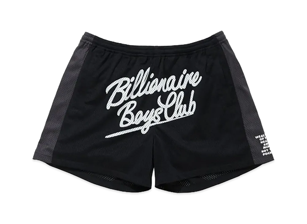 BILLIONAIRE BOYS CLUB Mesh Switching Shorts "Black"