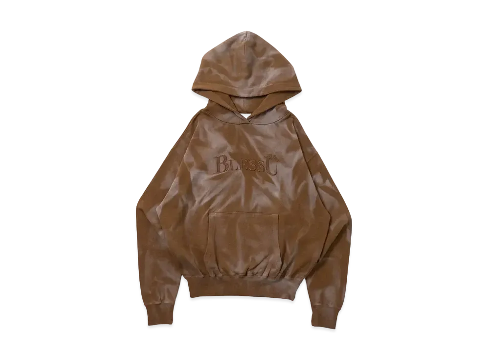 BLESS U Bless U Powder Breach Light Hoodie "Brown"