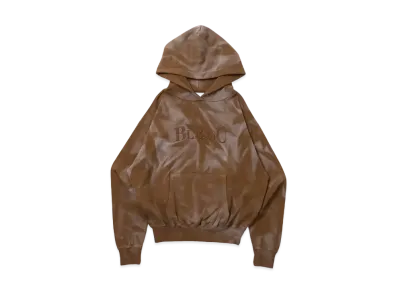 BLESS U Bless U Powder Breach Light Hoodie "Brown"