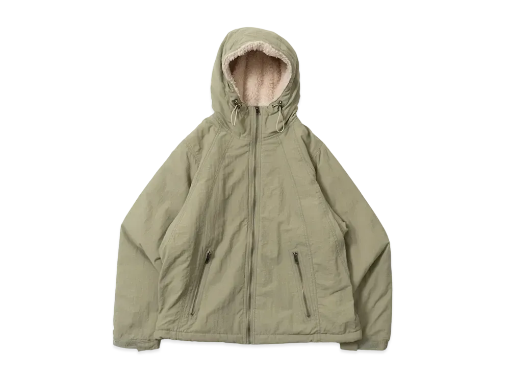 BLESS U Balaclava Fleece Jacket "Khaki"