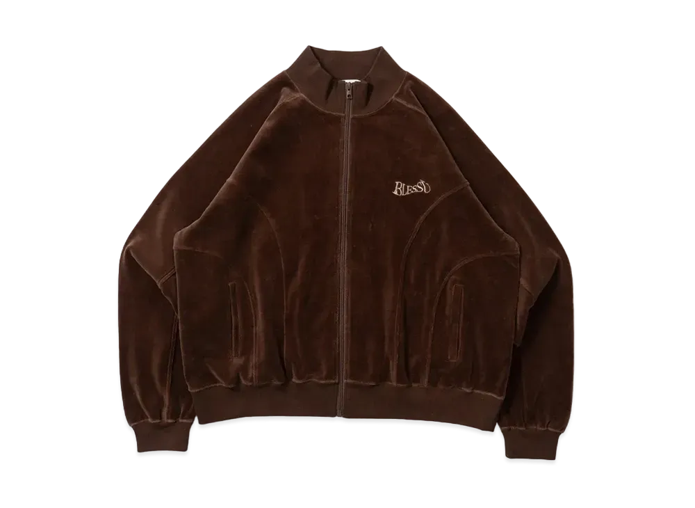 BLESS U Velours Track Jacket "Brown"
