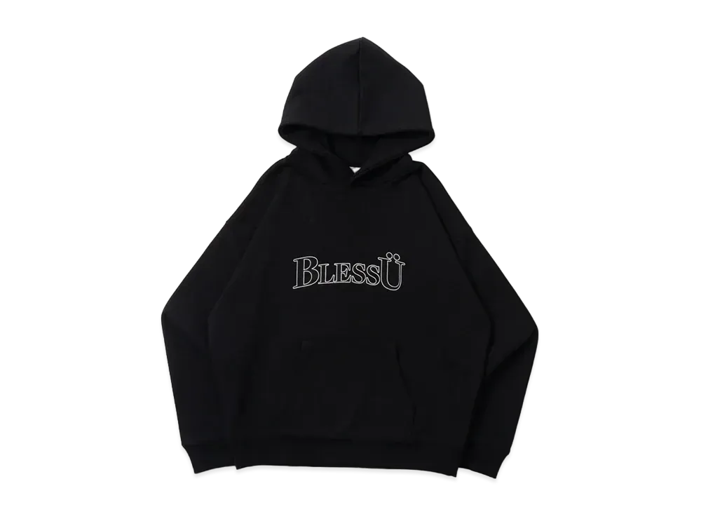 BLESS U BU Logo Hoodie "Black"