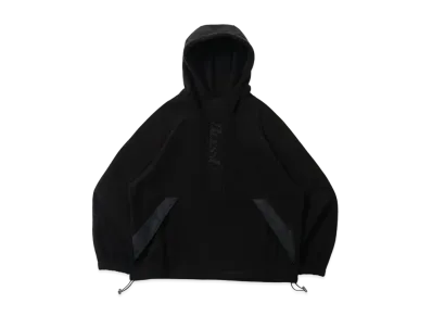 BLESS U Half-zip Fleece Parka "Black"