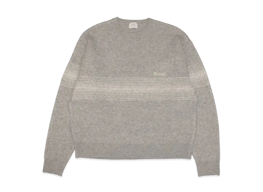 BLESS U Gradation Border Knit "Gray"