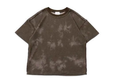 BLESS U Tie Dye Thermal Tee "Charcoal"