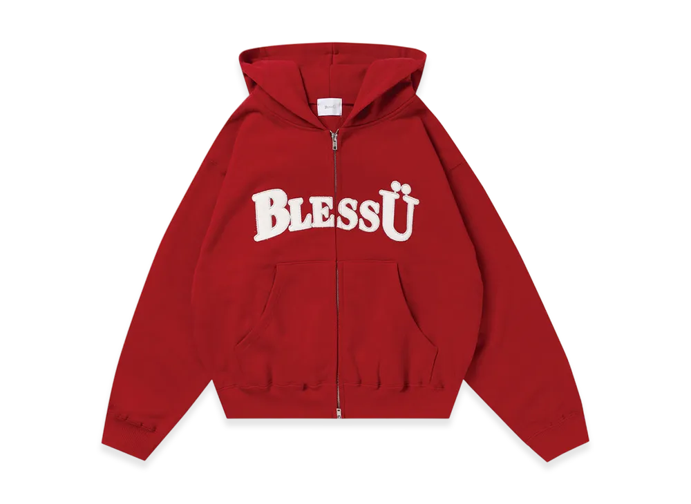 BLESS U Bless U Pigment Zip Hoodie 