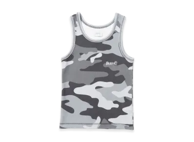 BLESS U Camouflage Pattern Tank Top "Gray"