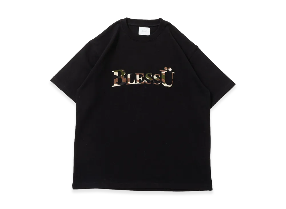 BLESS U OG Logo Camouflage Pattern Tee "Black"