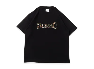 BLESS U OG Logo Camouflage Pattern Tee "Black"