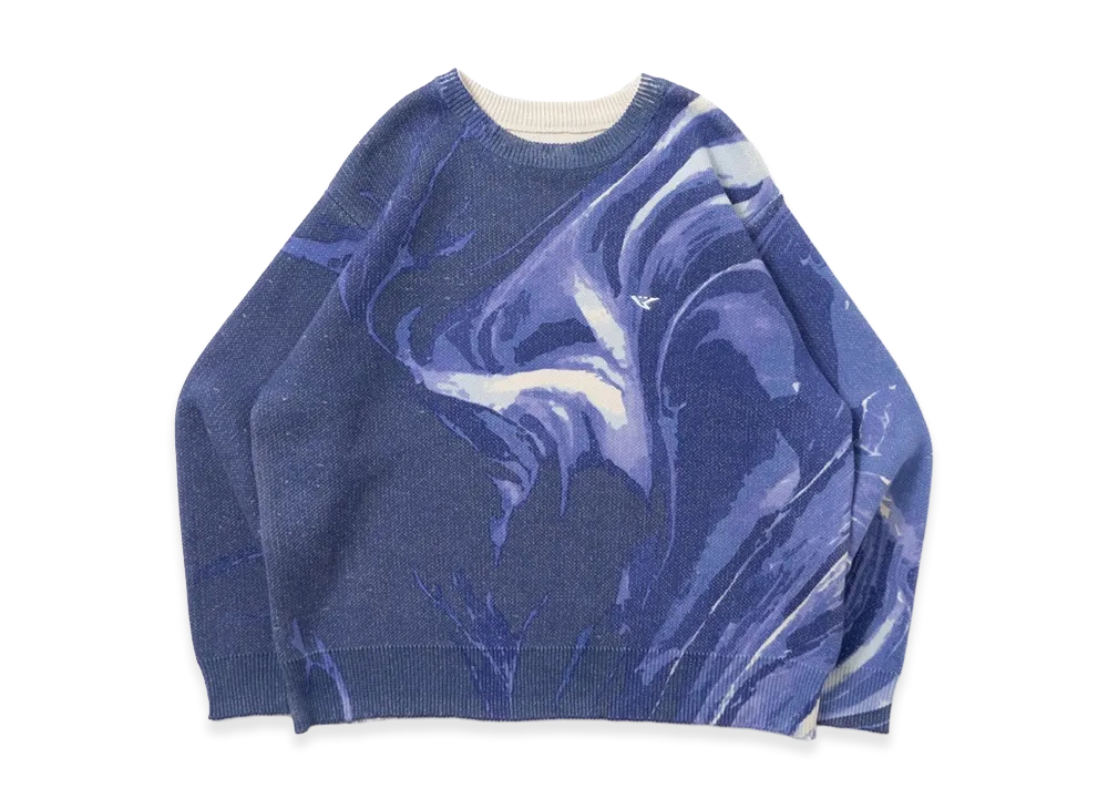 BLESS U BU Fume Knit "Blue"