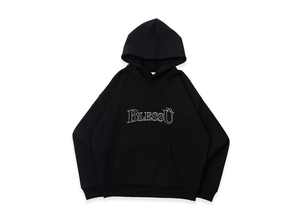 BLESS U BU Logo Hoodie "Black"