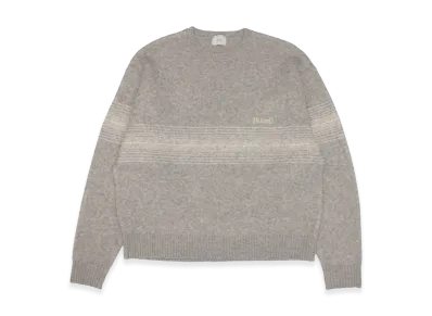 BLESS U Gradation Border Knit "Gray"