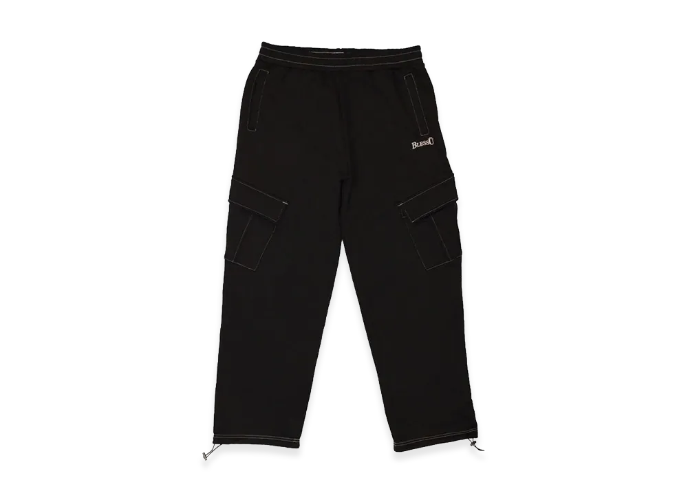 BLESS U Tech Cargo Sweatpants "Black"