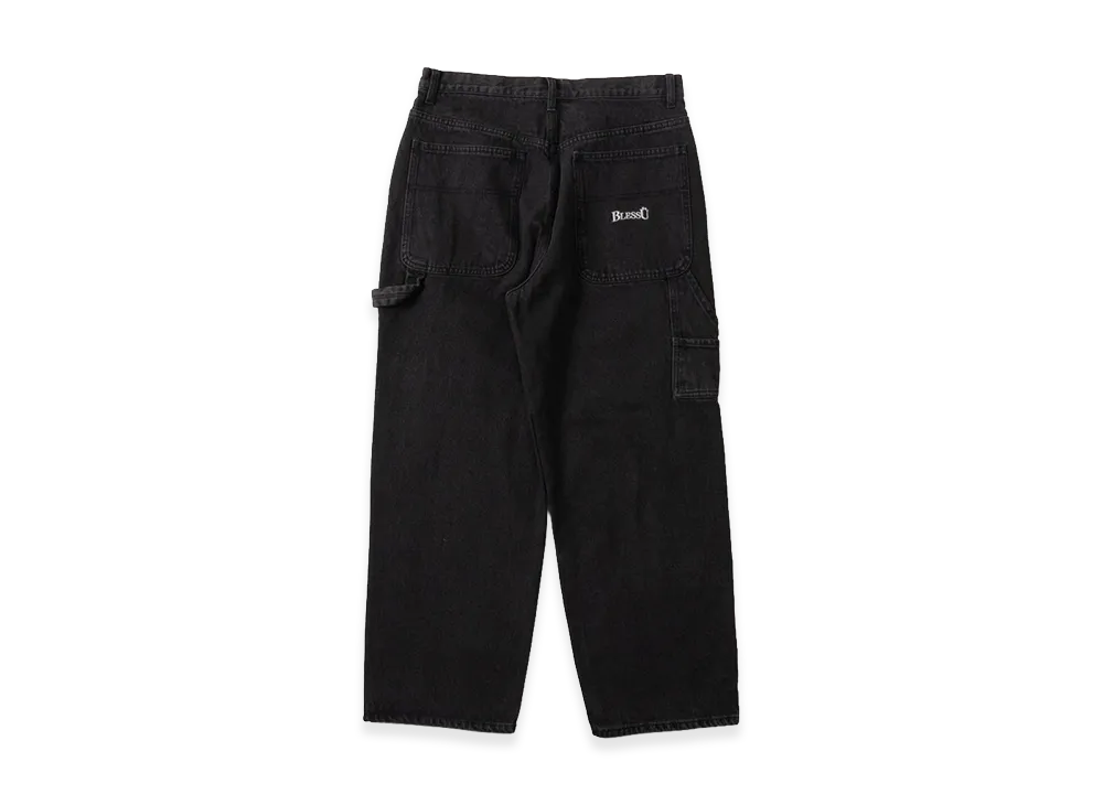 BLESS U Wide Denim Pants "Black"