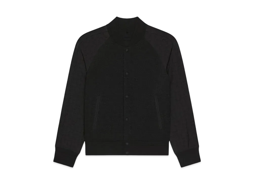 GIVENCHY Varsity Jacket In Monogram 72 Jacquard "Black"