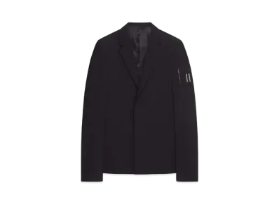 GIVENCHY Slim Fit Jacket In Wool with Pocket "Black"