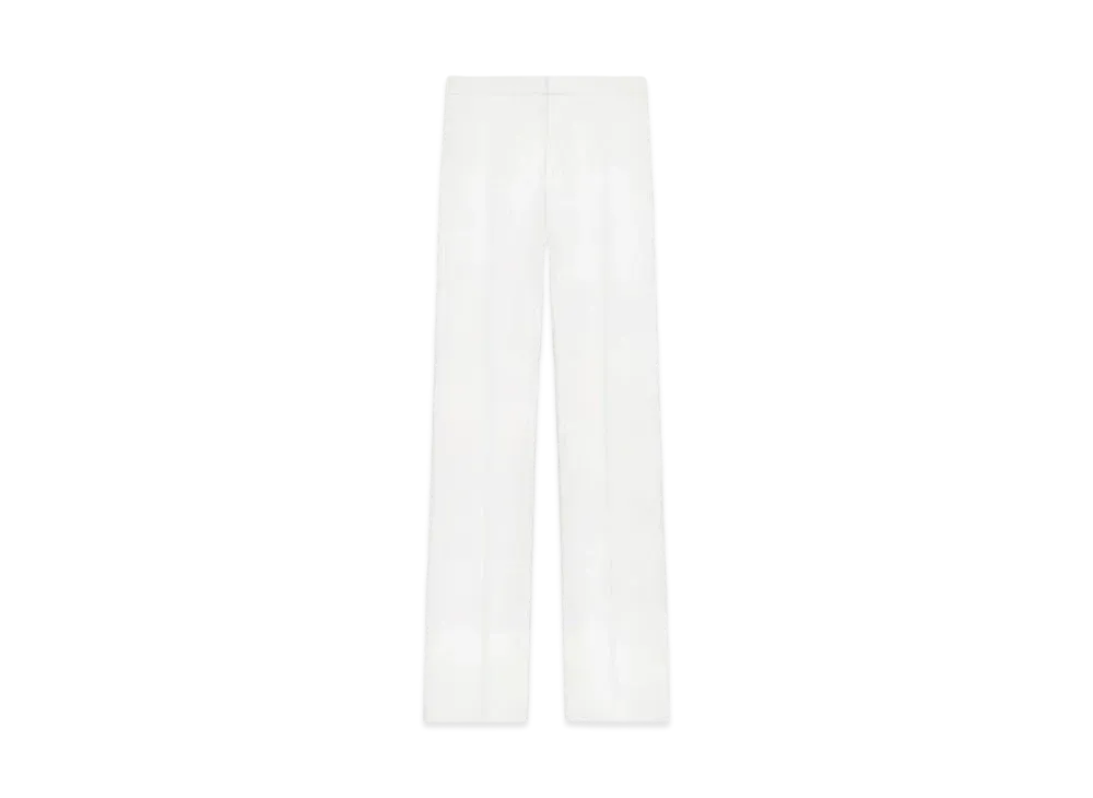 GIVENCHY Tailored Pants In Wool And Mohair "White"