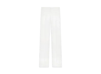 GIVENCHY Tailored Pants In Wool And Mohair "White"