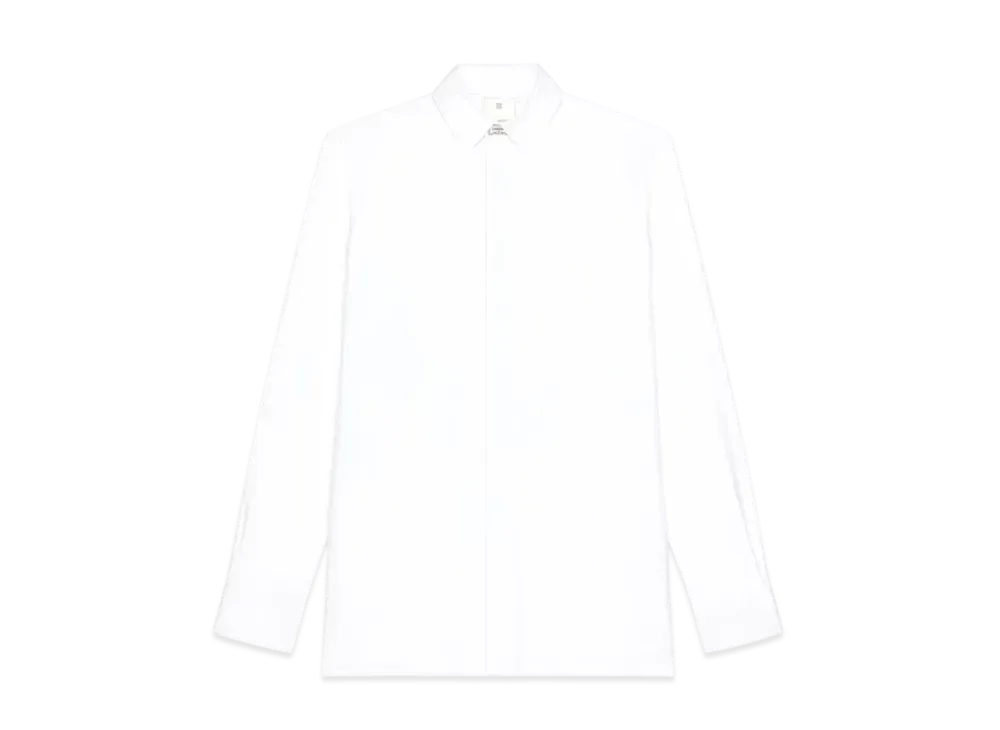 GIVENCHY Shirt in Cotton With 2G Clip "White"
