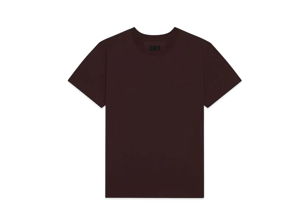 GIVENCHY T-Shirt In Cotton With Givenchy Signature "Burgundy"