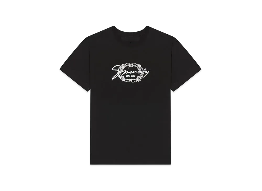 GIVENCHY T-Shirt In Cotton With Givenchy Medallion "Black"