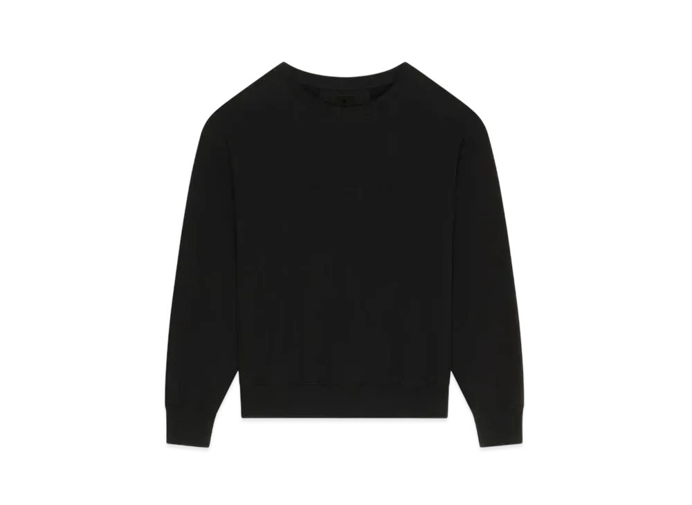 GIVENCHY Sweatshirt In Fleece With Givenchy Signature "Black"