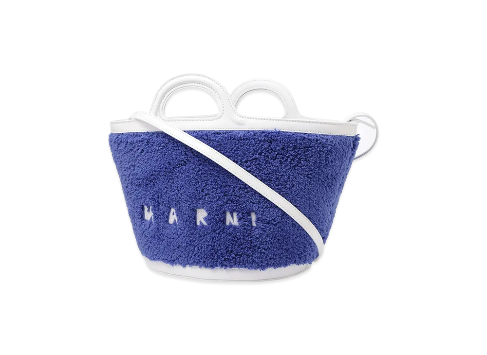 マルニ 2WAY トロピカリア スモール "ロイヤル/リリーホワイト" BMMP0097Q2-ZO523