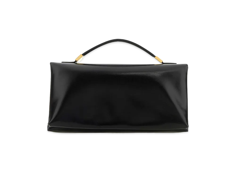 MARNI Women's Leather Prisma Handbag "Black"
