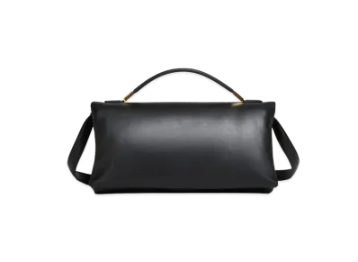 Marni Leather Prisma Top Handle Bag "Black"
