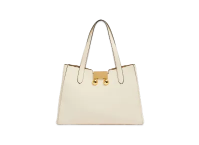 MARNI Trunkaroo Tote Bag in Leather "Shell"