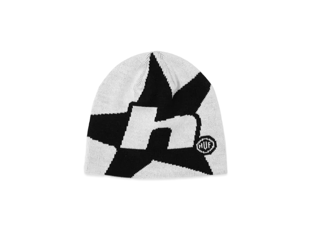 HUF H Star Skull Beanie "White"