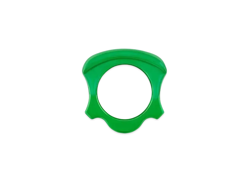 GIVENCHY G Can Ring In Metal And Enamel "Green"
