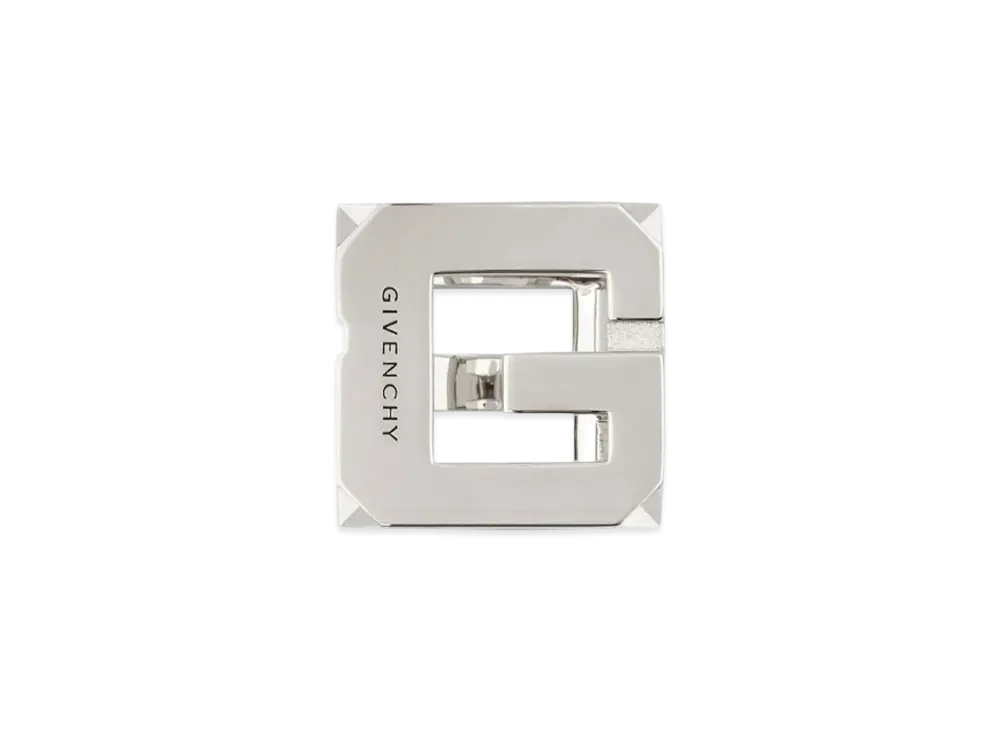 GIVENCHY G Cube Ring In Metal "Silver"