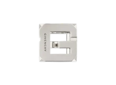 GIVENCHY G Cube Ring In Metal "Silver"