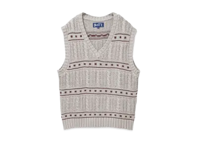 BoTT Cable Knit Vest "Natural"