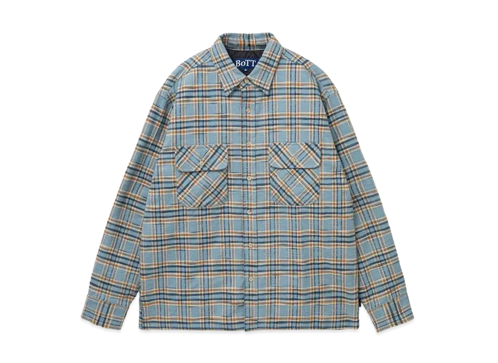 BoTT Quilted Flannel Shirt "Blue"