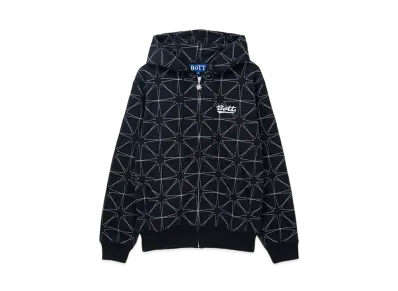 BoTT Sparkle Stitch Zip Hoodie "Black"