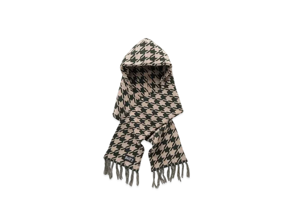 季節セール！BOTT HOUNDSTOOTH HOODED SCARF image_008fde81-f5c9-4f9f-96f9-