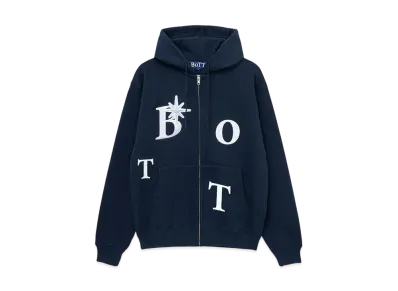BoTT Scattered B Logo Zip Hoodie "Navy"