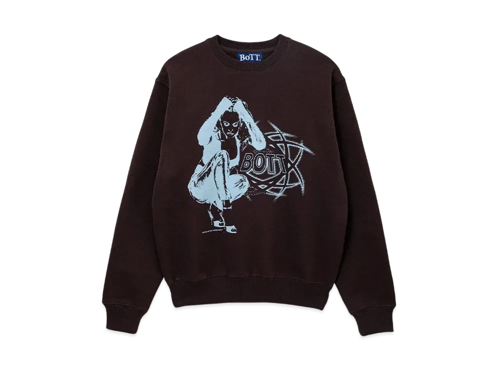 BoTT x APPLE BUTTER STORE Crew Neck "Brown"