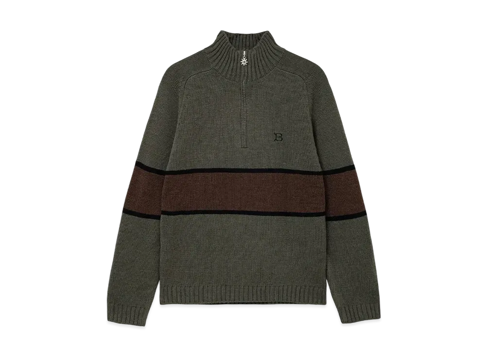 BoTT Half-Zip Drivers Knit "Olive"