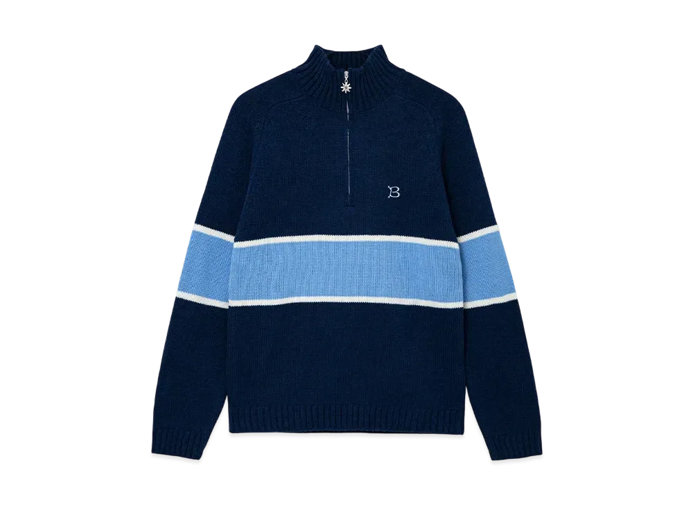BoTT Half-Zip Drivers Knit "Navy"