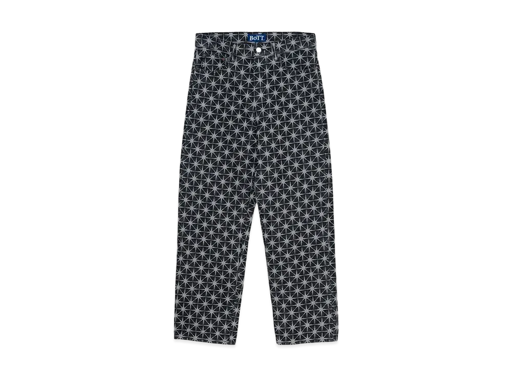 BoTT Sparkle Monogram Jean "WashedBlack"
