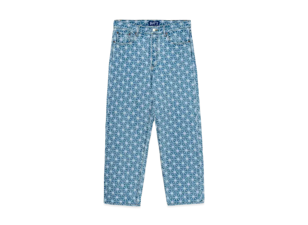 BoTT Sparkle Monogram Jean "WashedBlue"