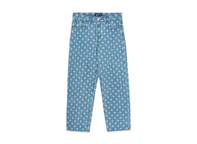 BoTT Sparkle Monogram Jean "WashedBlue"